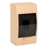 pb40-n-4-light EKF - Щит распределительный навесной ЩРН-П- 4 светлое дерево IP41 PROxima
