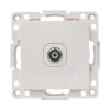 EYA00-127-10 EKF - Стокгольм Механизм Розетки TV 1-местной проходной 75Ом 5-862МГц винтовые клеммы белый PROxima
