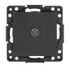 EZA00-227-10 EKF - Стокгольм Механизм Розетки TV 1-местной оконечной 10дБ-240МГц черный