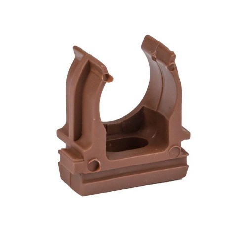 derj-z-25d EKF - Крепеж-клипса d25 мм (10 шт) темное дерево-Plast
