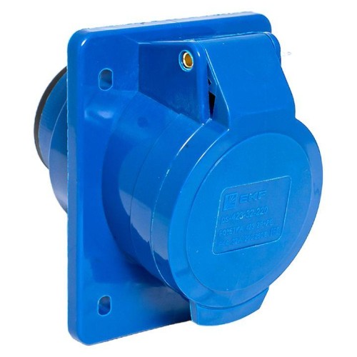 ps-423-32-220 EKF - Розетка стационарная внутренняя 423 2Р+РЕ 32А 220В IP44 PROxima