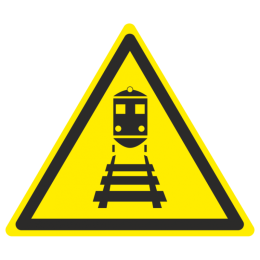 pn-3-01 | Знак "Берегись поезда" 300 мм, пластик EKF