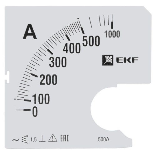 s-a961-500 EKF - Шкала сменная для A961 500/5А-1,5 PROxima