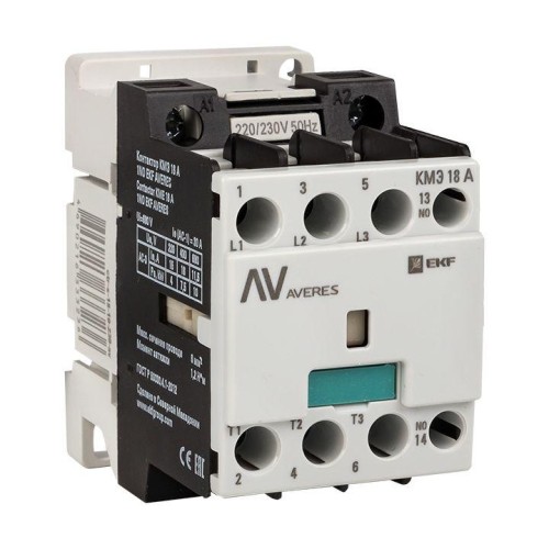 ctr-s-18-10-400-av EKF - Контактор КМЭ 18А 1NO 400В АС AVERES
