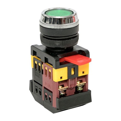ablfs-22-g EKF - Кнопка ABLFS-22 с подсветкой зеленый NO+NC 230В PROxima
