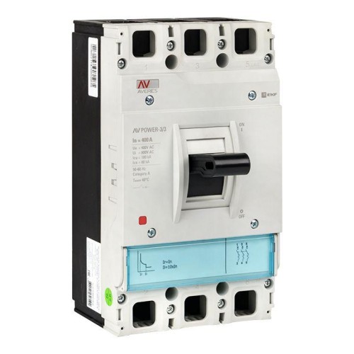 mccb-33-400H-TR-av EKF - Автоматический выключатель AV POWER-3/3 400А 100kA TR AVERES
