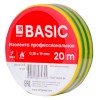 plc-iz-a-yg EKF - Изолента 0,18х19мм (20м.) желто-зеленая