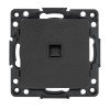 EZT01-034-10 EKF - Стокгольм Механизм Розетки Phone 1-местной винтовые клеммы черный PROxima