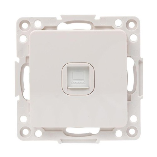 EYK01-035-10 EKF - Стокгольм Механизм Розетки RJ-45 1-местной винтовые клеммы белый PROxima
