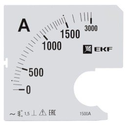 Шкала сменная для A961 1500/5А-1,5 PROxima