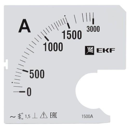 s-a961-1500 EKF - Шкала сменная для A961 1500/5А-1,5 PROxima