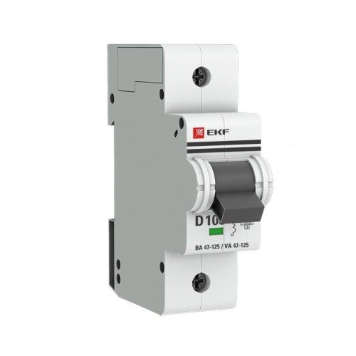 mcb47125-1-100D EKF - Автоматический выключатель 1P 100А (D) 15кА ВА 47-125 PROxima
