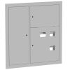 mb29-v-3z-ral9003 EKF - Щит этажный 3 кв. RAL9003 со слаботочным отсеком слева (1000х950х150) PROxima