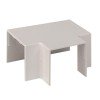 tchw-40-40x4 EKF - Угол T-образный (40х40) (4 шт) белый-Plast