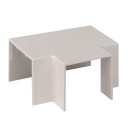 Угол T-образный (40х40) (4 шт) белый-Plast 
