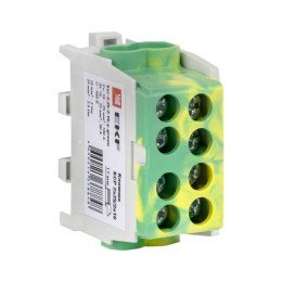Клемма распределительная КСР с двойным винтом 2x25/2x16 желто-зеленая PROxima
