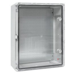 Щит пластиковый с монтажной платой прозр. дверь 500х400х180 мм IP65 PROxima
