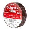 plc-iz-sf-br EKF - Изолента ПВХ коричневая 19мм 20м серии SafeFlex