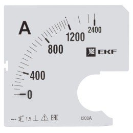 Шкала сменная для A961 1200/5А-1,5 PROxima