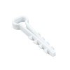 plc-cd-5x10w-r EKF - Дюбель-хомут (5х10 мм) для плоского кабеля белый (10 шт.) PROxima