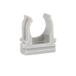 Крепеж-клипса d20 мм (10 шт) серая-Plast
