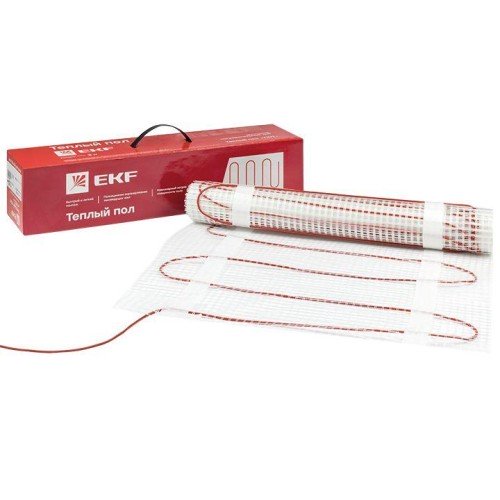 nm2-1500-10 EKF - Теплый пол (мат нагревательный) "Уют" 10 кв.м. 1500 Вт
