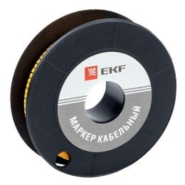 Маркер кабельный 6,0 мм2 "1" (350 шт.) (ЕС-3) PROxima