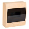 pb40-n-8-light EKF - Щит распределительный навесной ЩРН-П- 8 светлое дерево IP41 PROxima