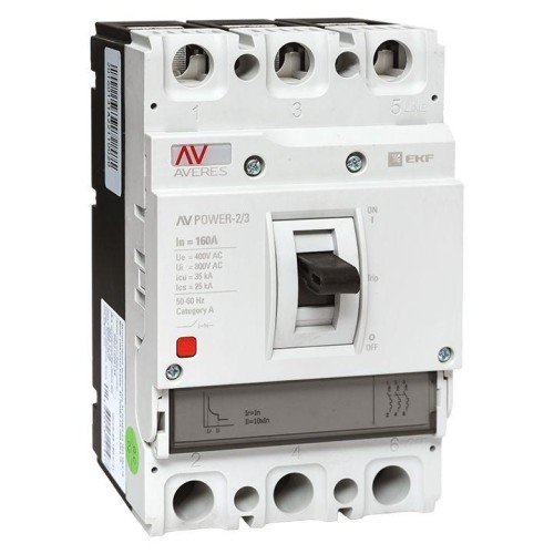 mccb-23-160-TR-av EKF - Автоматический выключатель AV POWER-2/3 160А 35kA TR AVERES
