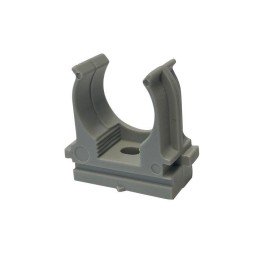 Крепеж-клипса для монтажного пистолета d25 мм (100 шт) серая-Plast
