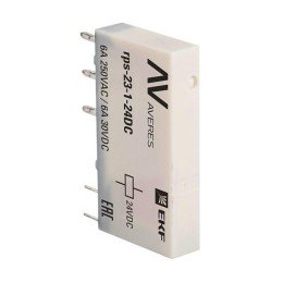 Реле промежуточное РП slim 23/1 6A 24В DC AVERES