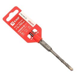 Бур по бетону SDS-plus 6х110 мм (4 резца)(4S спираль)EKF Expert

