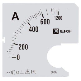 Шкала сменная для A961 600/5А-1,5 PROxima