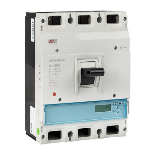 mccb-43-1000H-6.0-av EKF - Автоматический выключатель AV POWER-4/3 1000А 100kA ETU6.0 AVERES
