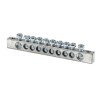 sn1-63-10-k EKF - Шина PEN "ноль-земля" (6x9мм) 10 отв. цинк крепеж по краям