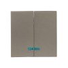 ESV10-L-123-40 EKF - Валенсия лицевая панель выключателя 2-кл. с индикатором 10А кашемир PROxima