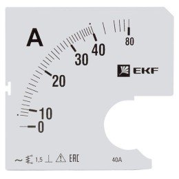 Шкала сменная для A961 40/5А-1,5 PROxima