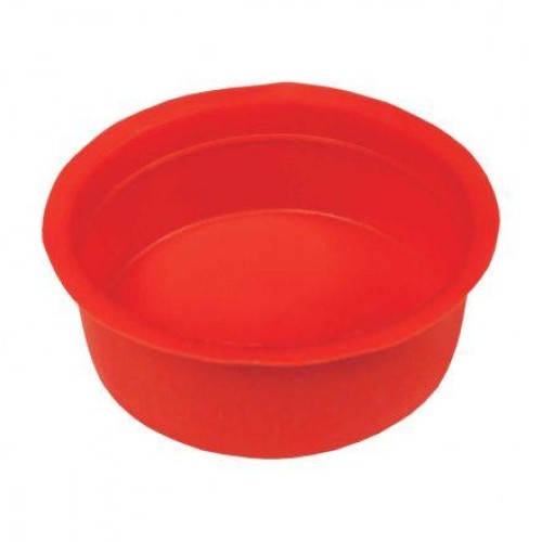 EC160 EKF - Заглушка для двустенных труб d160 мм красная-Plast 
