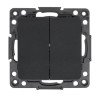 EZV10-027-10 EKF - Стокгольм Механизм Выключателя 2-кл. проходного 10А черный PROxima