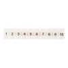 zb-st-2.5-1-10 EKF - Маркеры для JXB-ST 2,5 с нумерацией 1-10 (100 шт.) PROxima