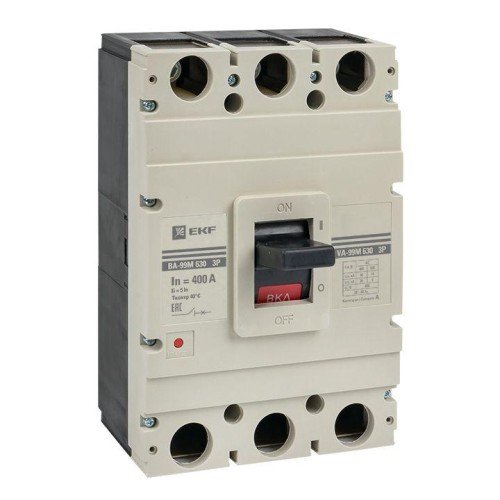 mccb99-3P5In630-400m EKF - Выключатель автоматический ВА-99М 630/400А 3P 5In 50кА PROxima 
