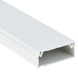 Канал кабельный (80х40) (12 м) белый-Plast
