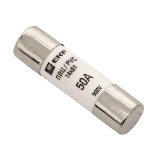 pvc-14x51-50 EKF - Плавкая вставка цилиндрическая ПВЦ (14х51) 50А 