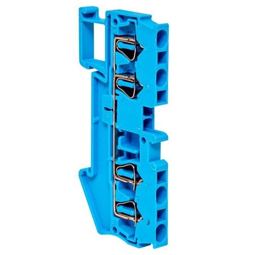 plc-jxb-st-2.5-4-blue EKF - Колодка клеммная пружинная JXB-ST-2.5 31А 4 вывода синяя PROxima