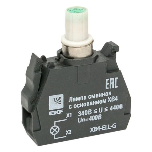 XB4-ELL-G EKF - Лампа сменная c основанием XB4 зеленая 400В PROxima