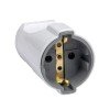 ASG16-10-r EKF - Штепсельное гнездо с заземлением белое 16А 250 В PROxima
