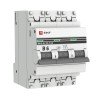 mcb4763-3-06B-pro EKF - Автоматический выключатель 3P 6А (В) 4,5kA ВА 47-63 PROxima