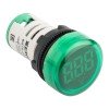 ed16-22vd-g EKF - Индикатор значения напряжения зеленый ED16-22VD PROxima