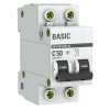 mcb4729-2-50C EKF - Автоматический выключатель 2P 50А (C) 4,5кА ВА 47-29 Basic