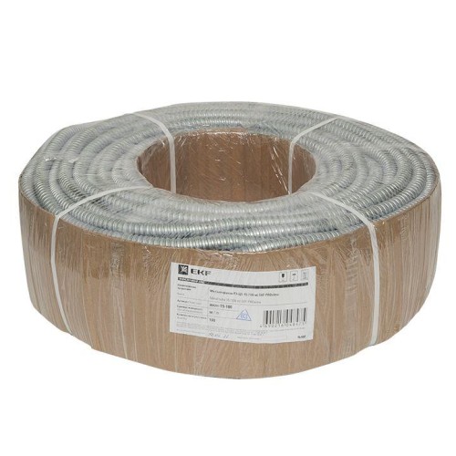 mrzn-15-100 EKF - Металлорукав Р3-ЦХ-15 с протяжкой (100 м) PROxima
